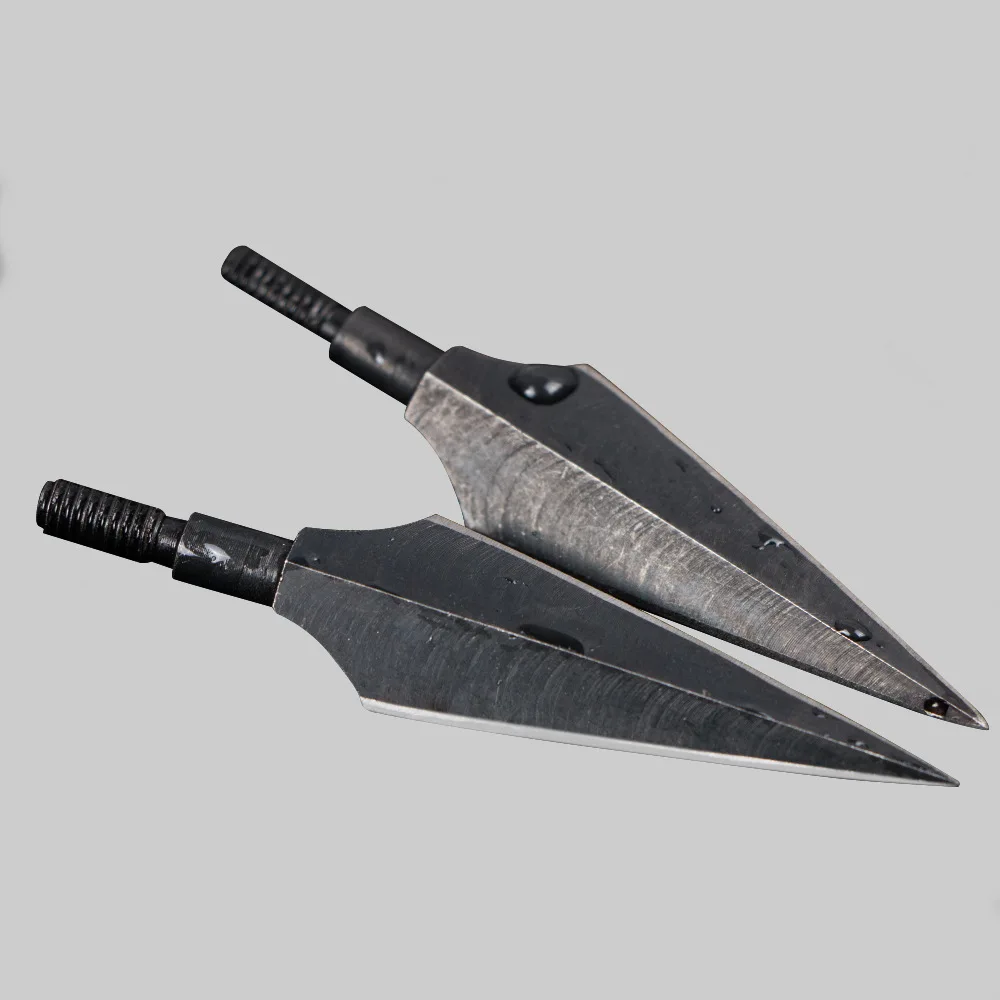 3/6 шт. стрельба из лука Broadheads советы Дротика s охота стрелы Сталь сменный стрелка головка Охотный арбалет с употреблением желтого зубчика-соединения изогнутый лук Дротика