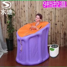 Размер: 110X90X100 см, с электрическим насосом, надувная ванна, коробка для сауны, Паровая комната, домашний паровой двигатель с дистанционным управлением 220 В