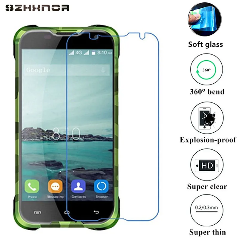 SZHXNOR 3pcs 0.18mm Ultra thin clear Tempered soft glass film for Blackview BV5000 Nano Explosion-proof Screen Protector | Мобильные