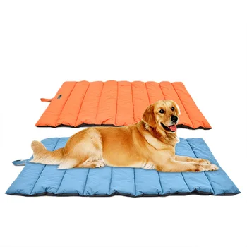 

HSWLL Outdoor Waterproof Dog Bed Mat Folding Portable Pet Blankets Pad Warm Comfortable Dogs Cats Sleeping Nest Kennel Cushion