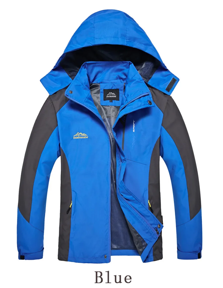 PEILOW Мужская куртка весна осень брендовая водонепроницаемая ветрозащитная куртка пальто туристическая горная куртка мужская брендовая одежда Размер M~ 4XL