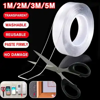 

Double-sided Length 1M/2M/3M/5M Width 30mm Thickness 1mm/2mm Clear Transparent Adhesive Tapedouble Sided Adhesive Tape