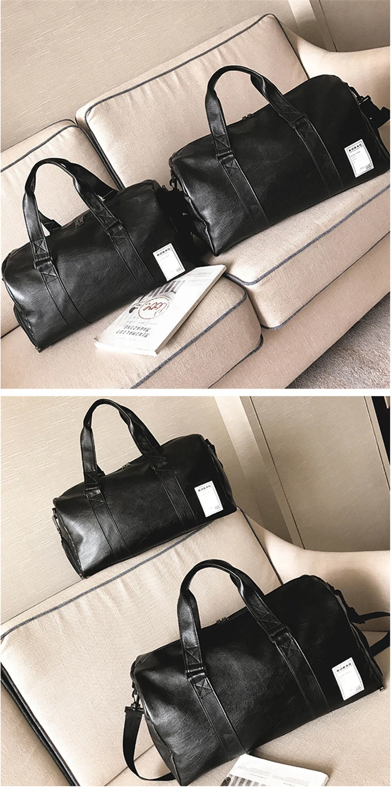 Мужская сумка из искусственной кожи, мужские большие сумки через плечо, сумки для путешествий, сумка для багажа, сумка для хранения обуви, новинка XA102WC