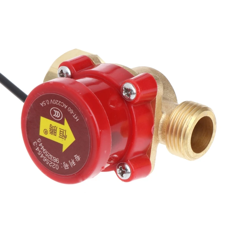 AIMOMETER 220V 60-90W Male Thread G1/2 Connector Circulation Pump Water Flow Sensor Switch