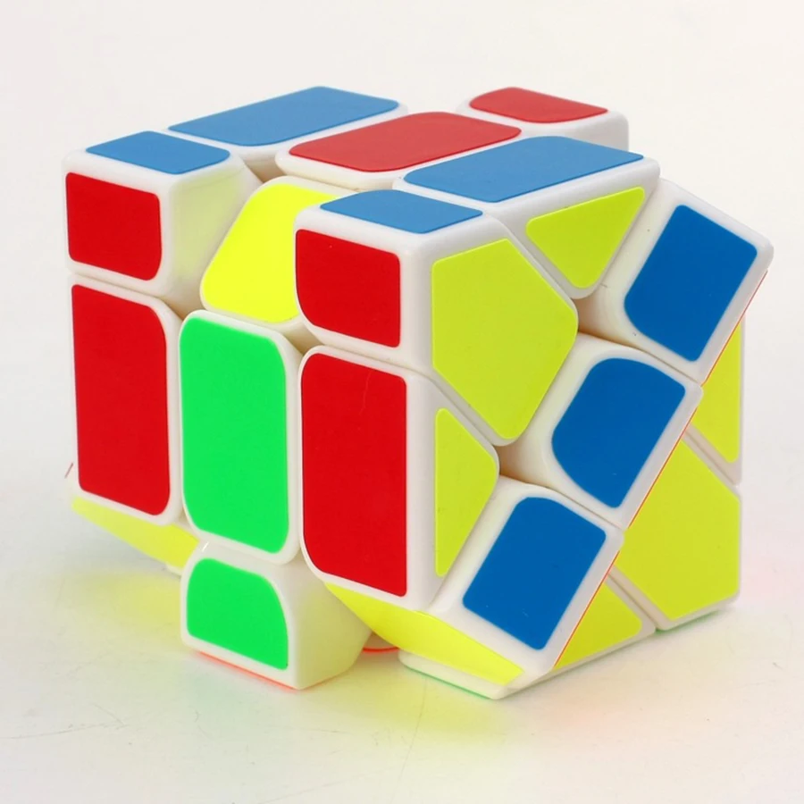 Yongjun Magic Cube YJ8318 3x3x3 Скорость куб странной формы край переключение наклейки в форме