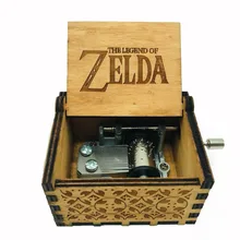 The Legend of Zelda Music box Anonymity Antique Carved wooden hand crank Musical boxes Christmas birthday