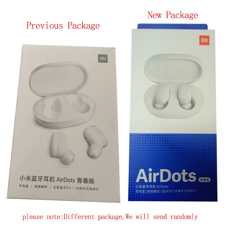 Xiaomi mi AirDots TWS Bluetooth наушники беспроводные наушники-вкладыши гарнитура с mi c и зарядной док-станцией Молодежная версия