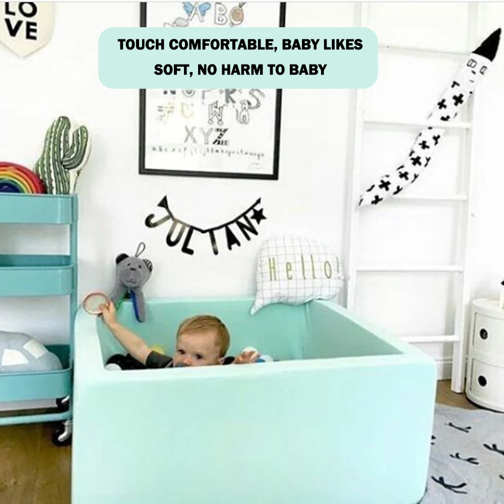  Baby Ocean Balls Square Pool Fencing Dry Pool Pit Playground Piscine Play Game Toys For Children De