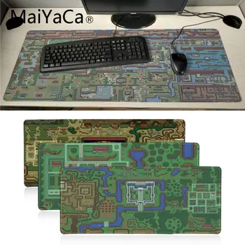 

MaiYaCa The Legend of Zelda map High Speed New Mousepad Large Gaming Mouse Pad Anti-slip Perfect Locking PC Computer desk mat