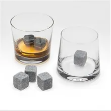 6 шт./компл. натуральный Виски камни просеивания кубик льда камень Виски рок охладитель для рождественских барных инструментов B
