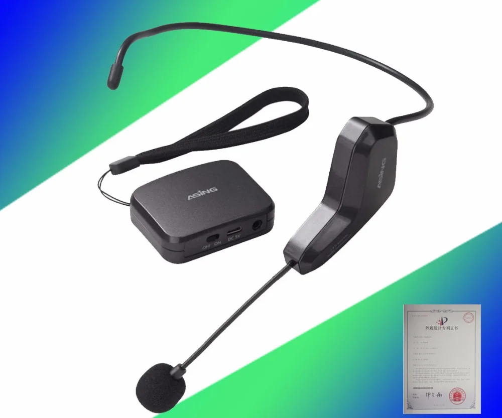 Беспроводная гарнитура 2,4G для учителя пчела, специальный микрофонный усилитель, гарнитура, микрофон, компьютерное аудио WM01