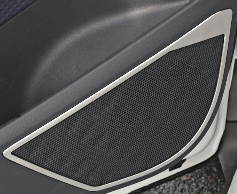 Автомобильный Стайлинг 4 шт. матовый нержавеющий встроенный в дверь автомобиля динамик крышка отделка для Toyota C-HR CHR