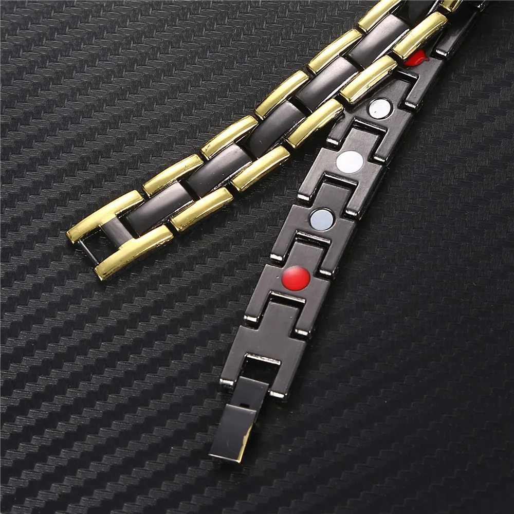Модный германий магнитный браслет для Для женщин Для мужчин Медь сплав цепи Здравоохранение ювелирные изделия с магнитным браслетом