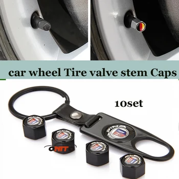 

10set For Alpina logo badge car wheel tires valve stem cap motorcycle accessories