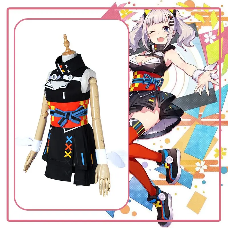 Аниме Kaguya Luna карнавальный костюм популярный Virtual Youtuber A.I.Channel официальный полный