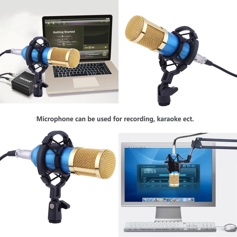 BM-800 профессиональный конденсаторный микрофон для KTV Караоке компьютер аудио студия вокальный Запись Mic С микрофоном стенд S2