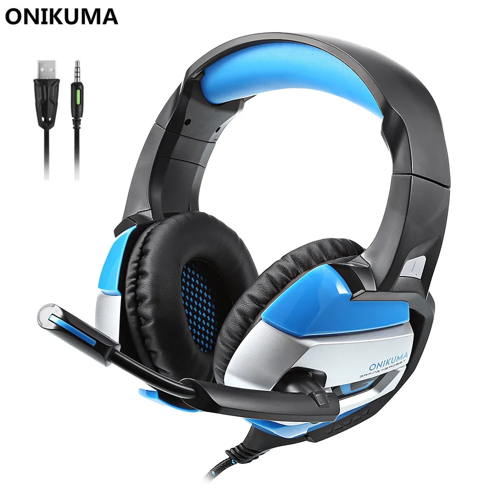 ONIKUMA K5 Stereo Gaming Headset Deep Bass Gaming Headphones for
