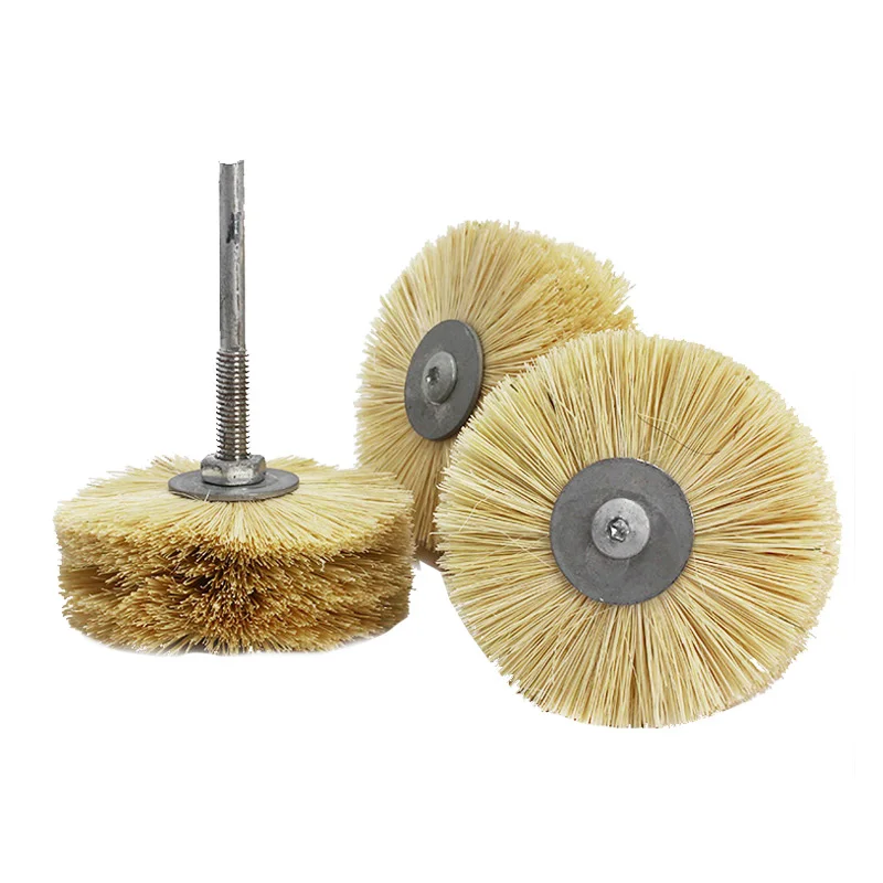 

YEODA 1PC 80*6mm Polishing Wheels Sisal Wire Wheel Abrasive Brush For Wood Carving Jewellery Polishing Bench Grinder Tools