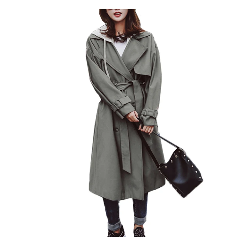 windbreaker female 2018 spring autumn new Korean bf