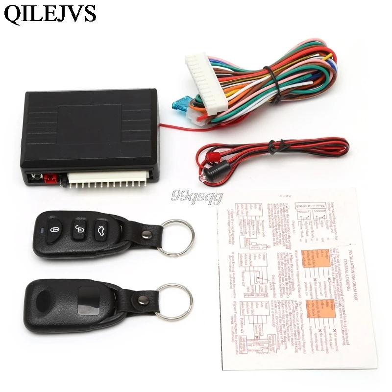 

Universal Car Alarm Systems Auto Remote Central Kit Door Lock Vehicle Keyless Entry System Central Locking with Remote Control