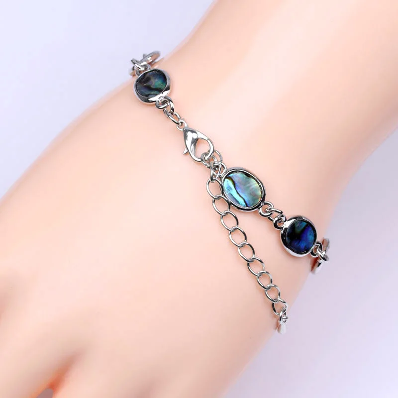 Oval shell bracelet (6)