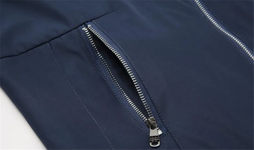 Осенняя мужская Новая повседневная куртка на молнии с карманом, тонкая мужская бейсбольная одежда высокого качества с длинными рукавами, модная быстросохнущая футболка для йоги