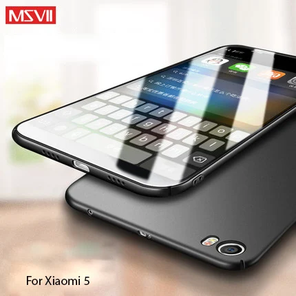 

100% Original MSVII luxury Case for Xiaomi mi5 prime hard PC simple and frosted stylish Back cover For xiaomi 5 mi 5 in stock