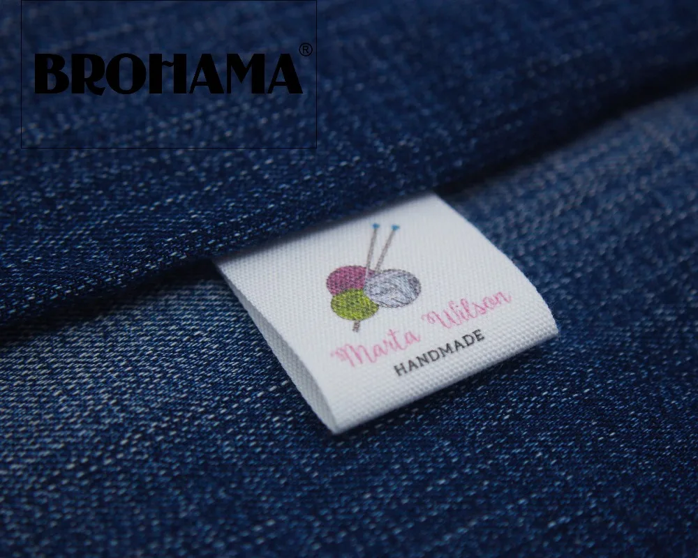 

Custom Sewing labels / custom brand labels, clothing labels, Handmade, knitting (MD009)