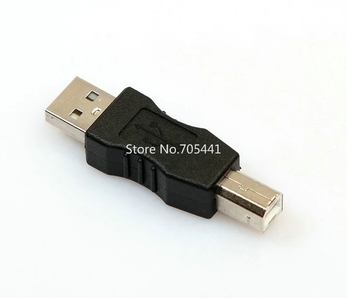 2 шт./лот USB Тип B папа к 0 печати принтер разъем адаптера|Компьютерные кабели и