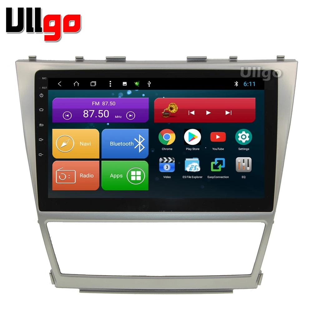 Discount 9 inch Android 8.1 Car Head Unit for Toyota Camry V40 Car Mutlimedia Player with BT Radio RDS Mirror-link Wifi 0