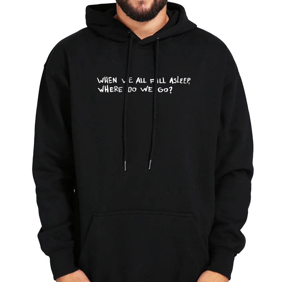

Billie Eilish Hoodies New Album When We All Fall Asleep Where Do We Go Sweatshirt Long Sleeve Warm Hoody