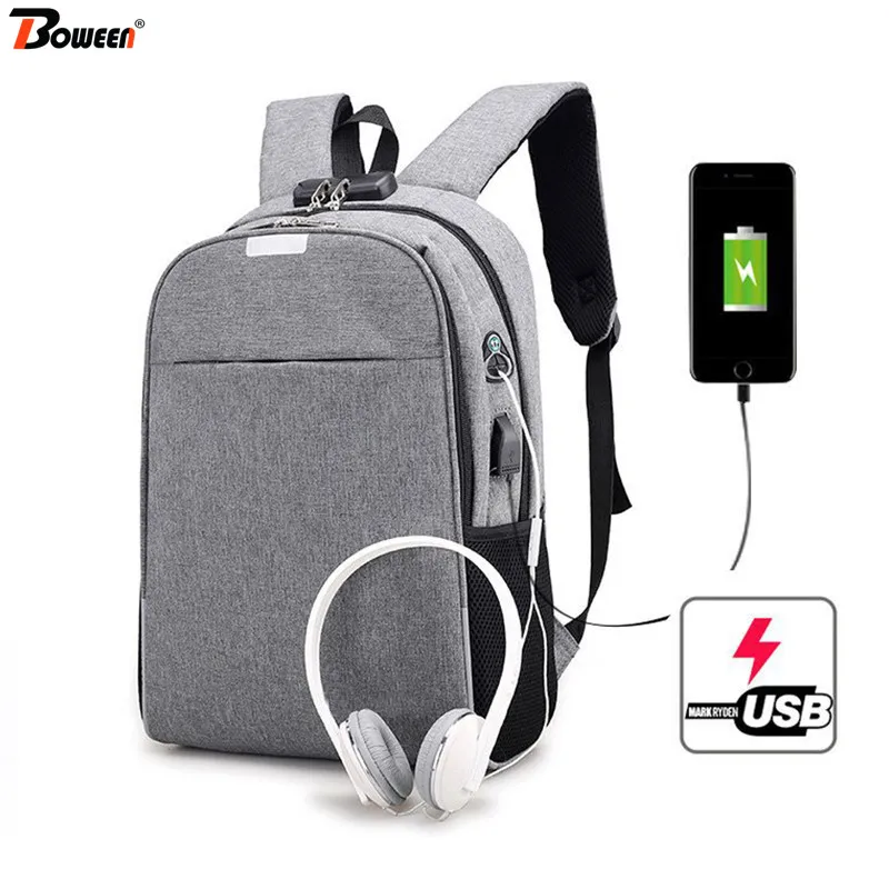 

men backpack anti theft usb laptop back pack canvas rucksack school bags for boy teenage high schoolbag women backbag 2019