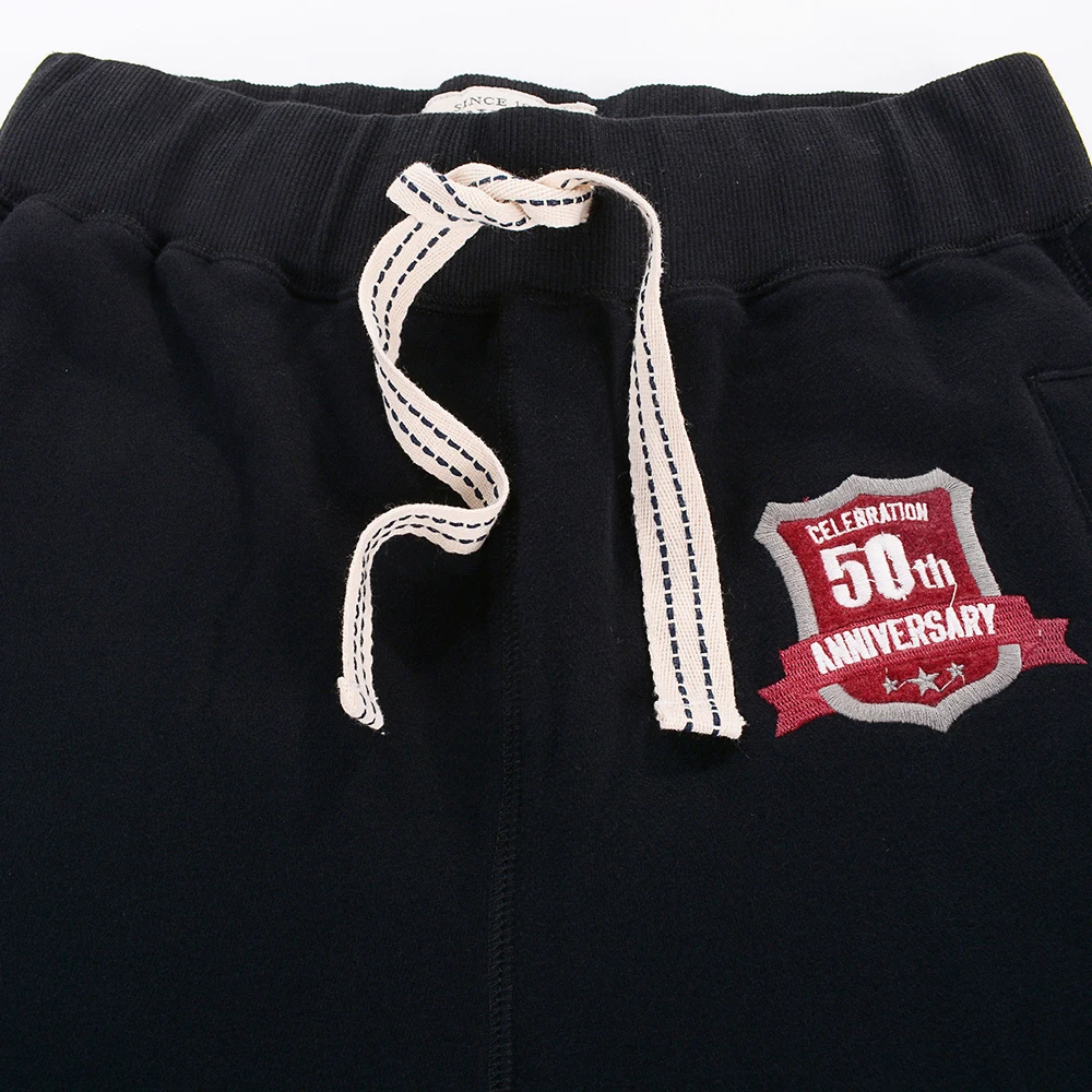 Бренд yiruisen, черные зимние штаны с вышивкой, мужские флисовые плотные спортивные штаны, теплые спортивные штаны на шнурке для мужчин#6108