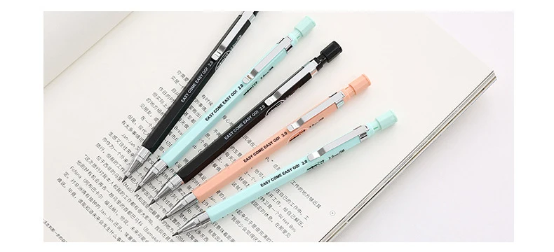 Креативный механический карандаш карамельного цвета, 2,0 мм, карандаши "каваий" для письма, детский подарок, школьные принадлежности, запасные корейские канцелярские принадлежности для экзамена