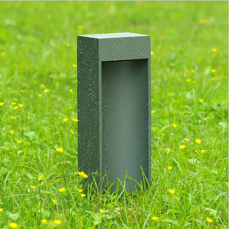 Газон bollards водонепроницаемые уличные фонари передняя дверь внутренний двор