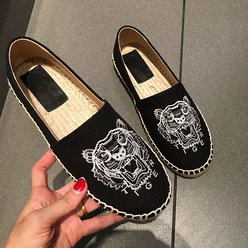 

2019 Hot Flats Fisherman Shoes Thick Bottom Shoes Woman Cozy Casual Flats Design Woman Shallow Slip On Flats Mujer Shoes Female