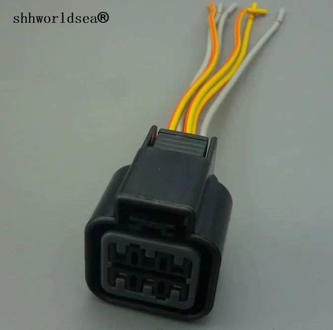 Shhworldsea 50 шт. 6 контактов Mitsu light socket pigtail налобный фонарь Соединительный жгут