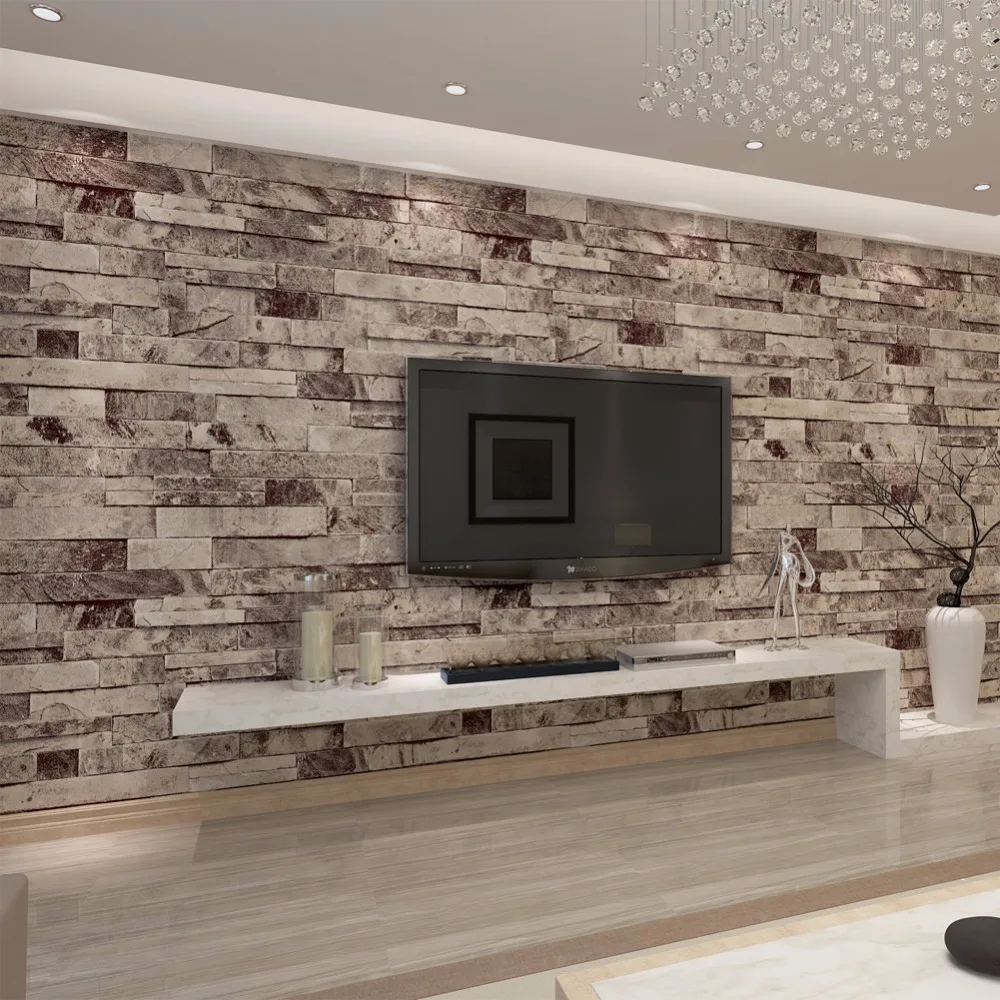 Vintage Brick 3d Wallpaper for wall murals in rolls Living room Desktop