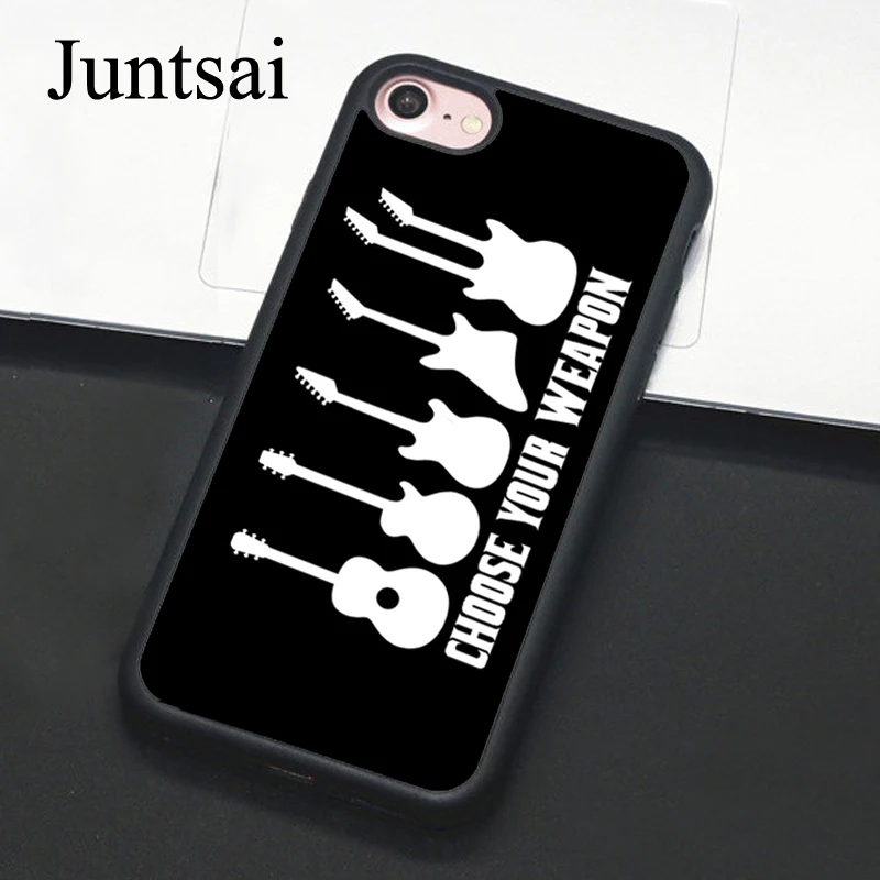 Juntsai Choose Your Weapon Guitar TPU Mobile Phone Case