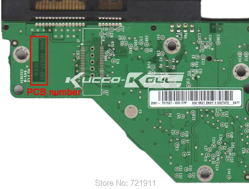 

HDD PCB logic board circuit board 2060 701537 003 for 3.5 inch SATA hard drive repair hdd date recovery