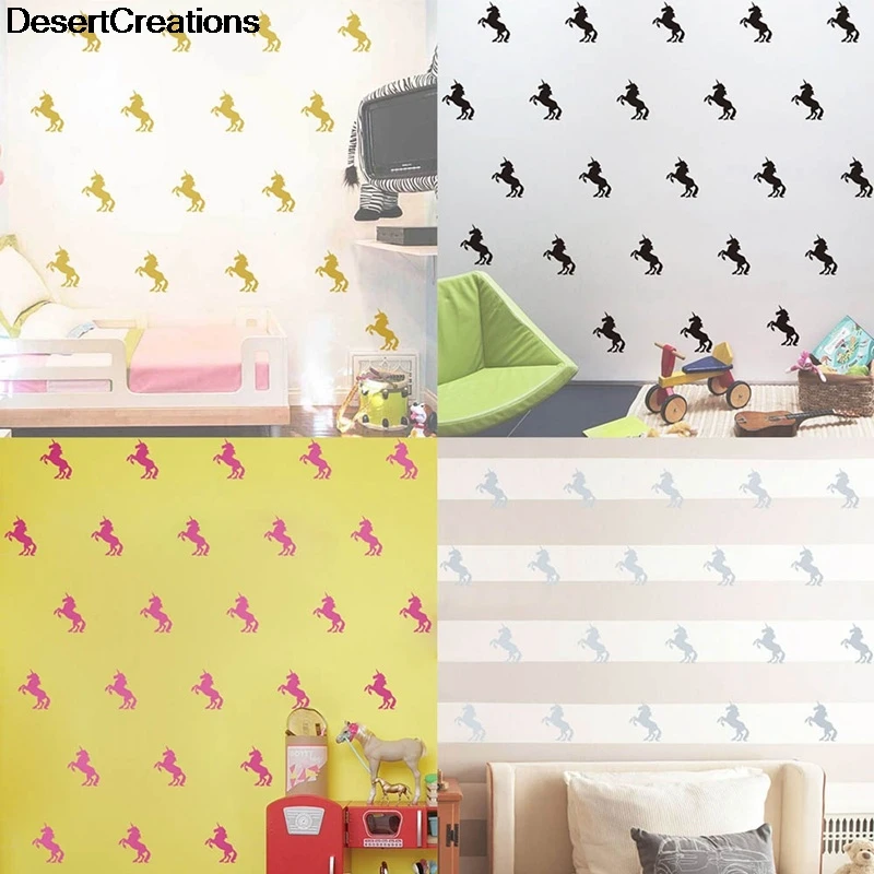 DIY наклейки для украшения спальни на стену с животными детских комнат простые