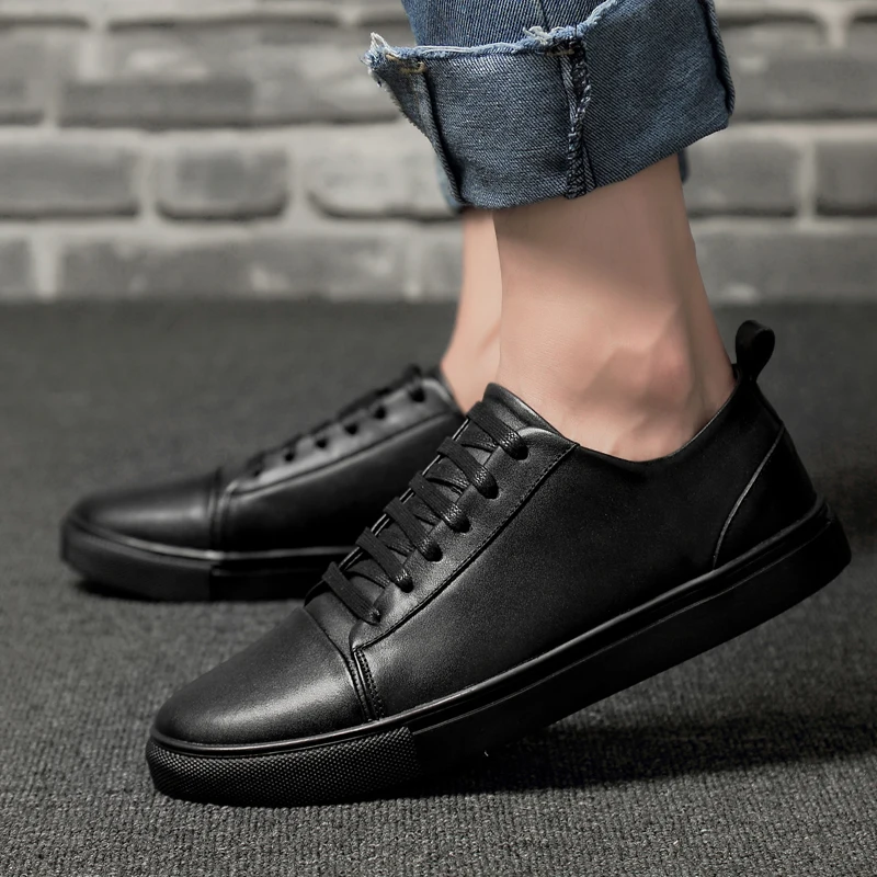 

fashion men genuine leather shoes outdoor breathable summer lace up Italian Boat casual footwear men Soft flat base shoes L5