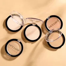 Прямая поставка, гладкий контроль, масло, водостойкая, стойкий макияж, матовая, мягкая, прессованная пудра, Тональная основа SMJ