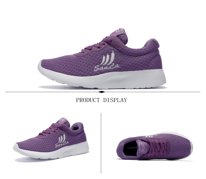 CAGILKZEL 2019 Summer Sneakers Women Shoes Breathable Mesh Shoes Woman Lace-up Tenis Feminino Walking Shoes For Zapatillas Mujer (8)