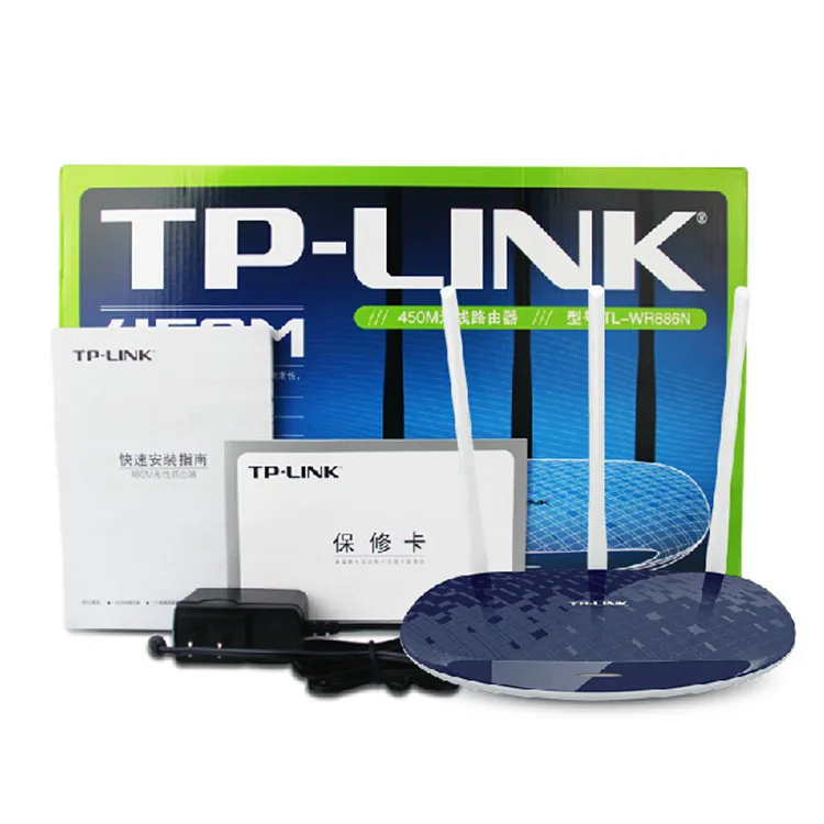 Новый 450 Мбит/с TP LINK TL WR886N Беспроводной WI FI маршрутизатор 802 11 b/g/n/3/3u 1 WAN 4 порта LAN
