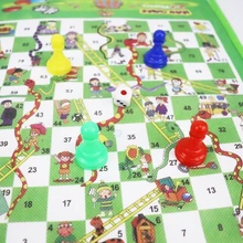 Змея лестница детские игрушки для взрослых настольная игра полеты шахматы Смешные развивающие игрушки семья Вечерние игры игрушки для детей ткань Рождественский подарок