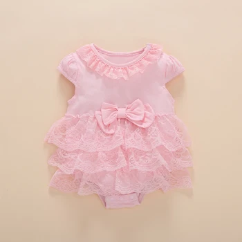 

Baby Girl Bodysuits my First Birthday Baby Body Newborn Girls Birthday 0 3 6 Months Sleeveless Summer Lace Tulle Ruffle Clothes