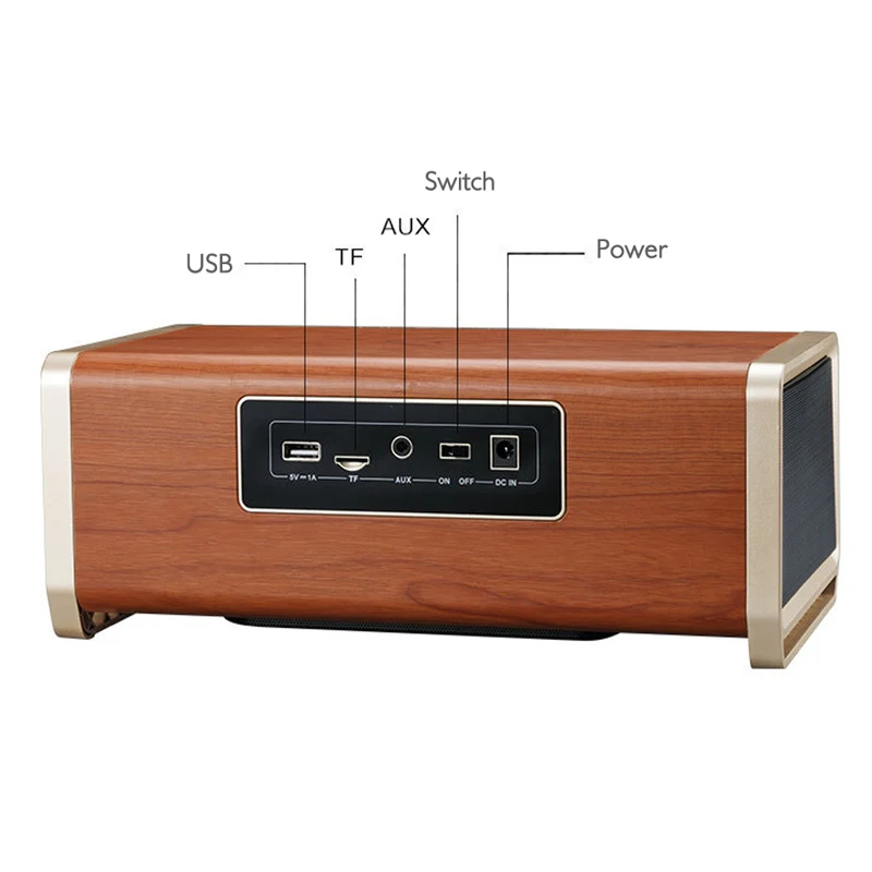 Изв P6 30 Вт высоком Мощность HiFi Портативный Wi Fi Bluetooth Динамик сабвуфер стерео мини