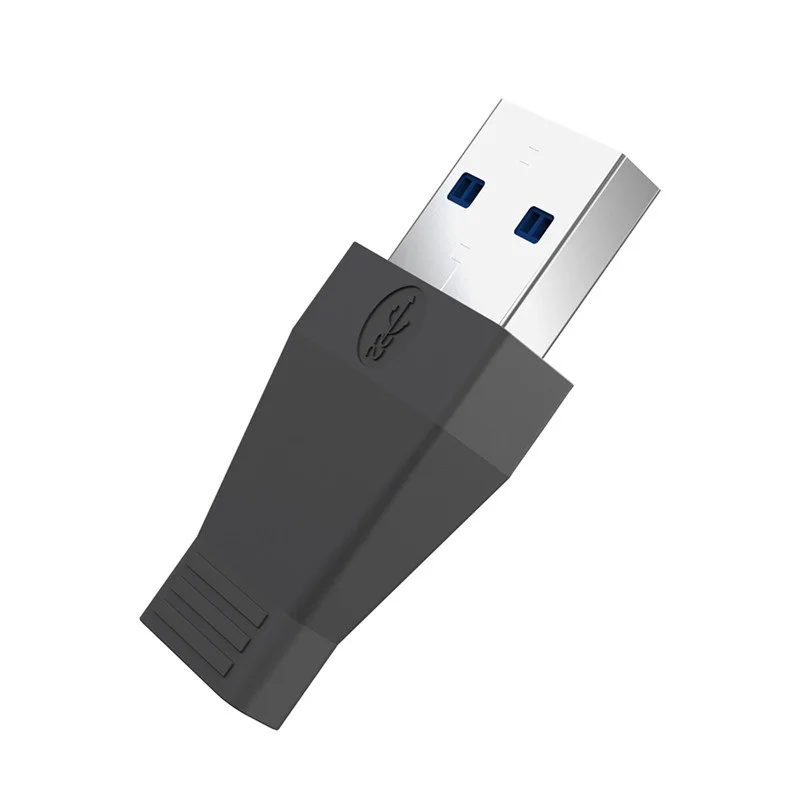 USB3.0 штыревой к type-C гнездовой разъем адаптера высокоскоростной USB кабель для передачи данных адаптер Черный для жесткого диска - Цвет: black