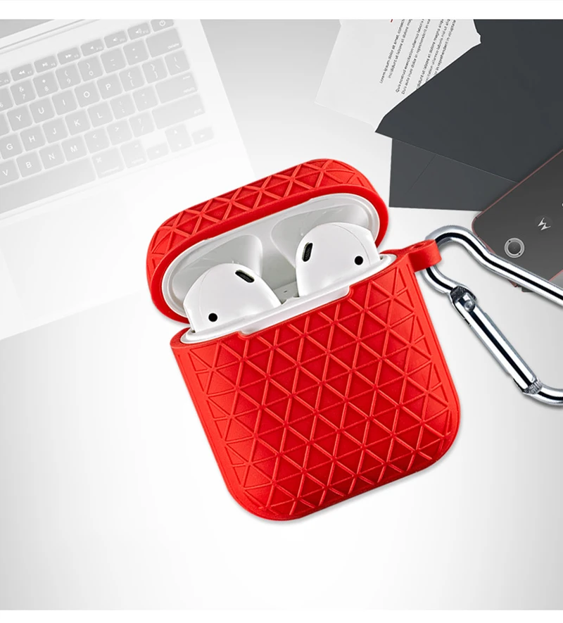 Silicone Cover For Air Pods Cute Cartoon Covers For AirPods Wireless Headphone Silicon Cases For Apple Earpods Protective Skin (5)